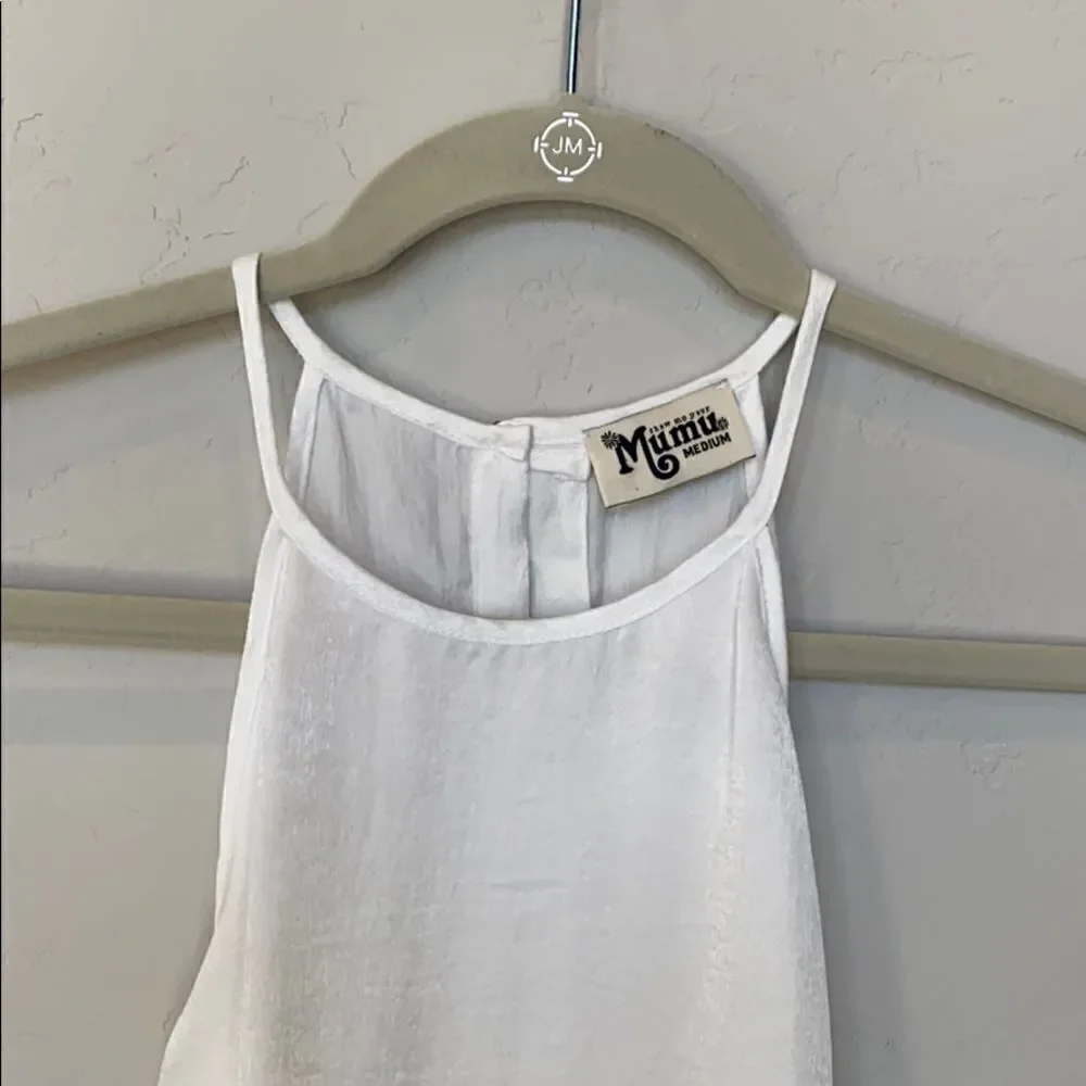 Show Me Your Mumu White Tank with Open Back - Picture 3 of 6